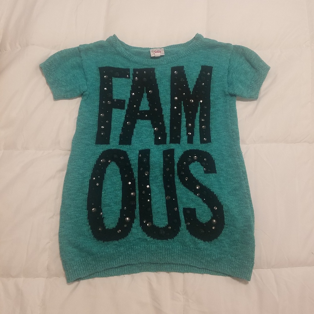 Sparkly Green FAMOUS Sweater